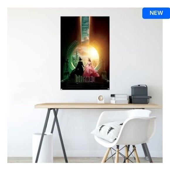 🔥Wicked Wall Poster 22.3" x 34" BNWT🔥 - Picture 3 of 4